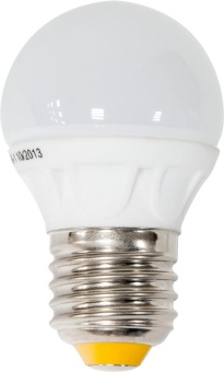 картинка Лампа шар DIA 45 3 LED Белый Е27