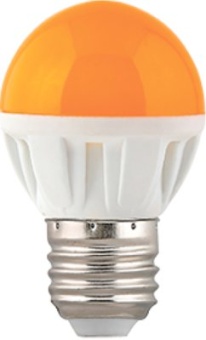 картинка Лампа LED9-E27-240V ЖЕЛТЫЙ